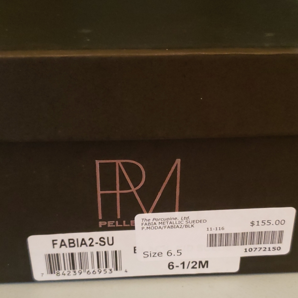 New Pelle Moda Fabia Open Toe Black 2.5" Heels - Picture 2 of 8